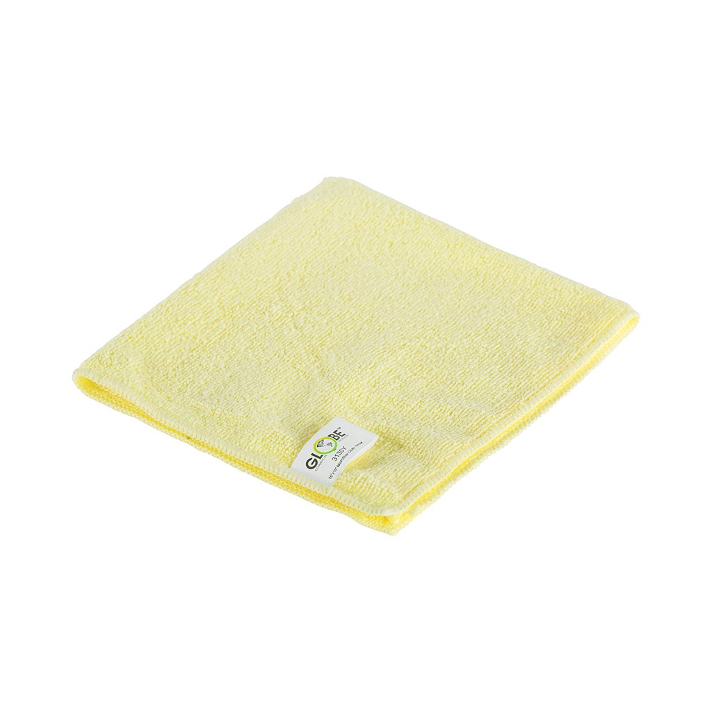 14"x14" Microfiber Cloth 240GSM Yellow 1