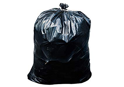 35x50 2mil Garbage Bag 50/cs - Black 1