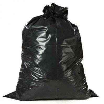 35x50 4mil Garbage Bag 75cs - Black 1