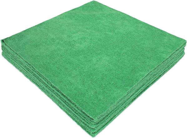 MicroFiber Cloth - 14"x 14" 300GSM Standard - Green (Eurow) 1