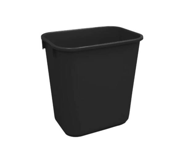 Soft Wastebasket 26L Black 1