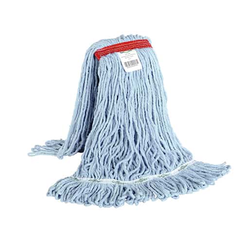 Syn-Pro® Synthetic Looped End Wet Mop Narrow Band Blue 20oz Bagged 1