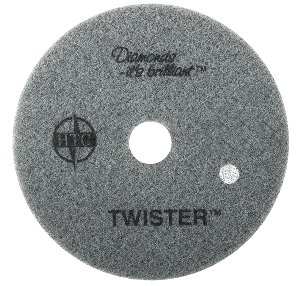 14" Twister Floor Pad - White 1