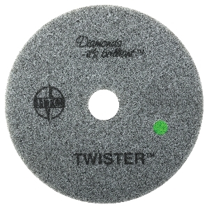 21" 3000 grit Twister Floor Pad - Green 1