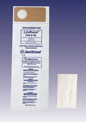 Vacuum Bag - Healthcare Pro Upright 10/pk (Lindhaus) (Janitized) 1