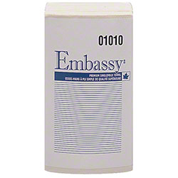 Towel - White Singlefold 4000/cs (Embassy 01010) 1