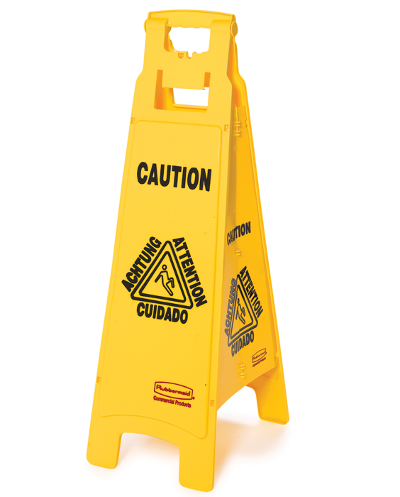 Wet Floor Sign - 37" Universal "Caution" 1