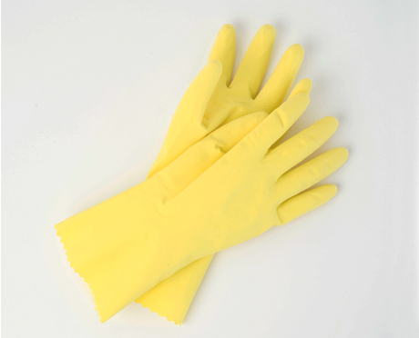 Latex - Yellow Flocklined Small (07) 1