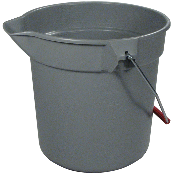 Bucket - 10qt Utility Brute - Grey 1