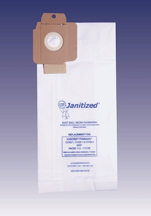 Vacuum Bag - NSS Pacer Upright 12/15 2Ply 10/pk (Janitized) 1