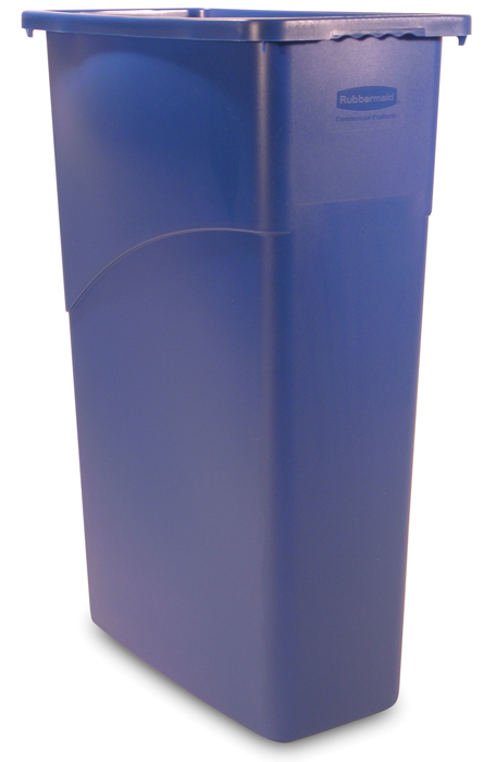 Garbage Can - Slim Jim 23Gal Non-Venting - Blue 1