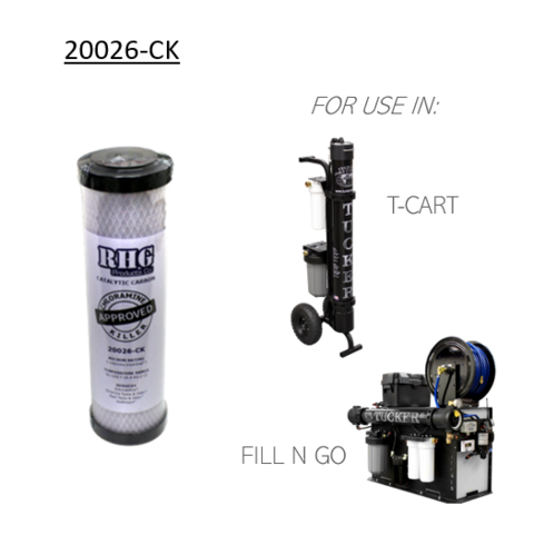 Chloramine Carbon Filter 20026CK - (for T-Cart & Fill N Go) 1