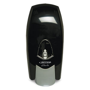Clario Manual Soap Dispenser - Black (Betco) 1