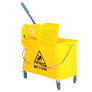 21 Qt Sidepress Bucket and Wringer Yellow 1