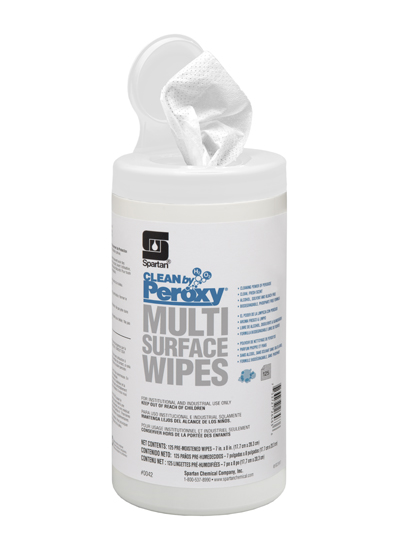 Clean By Peroxy Multi Surface Wipes 125/Pkg 1