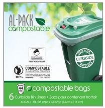 17x16 Strong Compost Garbage Bags 500/cs [G41] 1