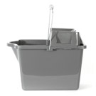 Mop Bucket - 15qt Cone Pail - Grey 1