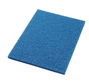 14" x 20" Cleaner Orbital Floor Pad - Blue 1