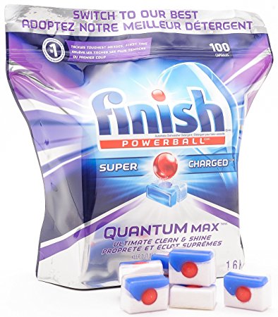 Finish Powerball Detergent Quantum Max 100/box 1