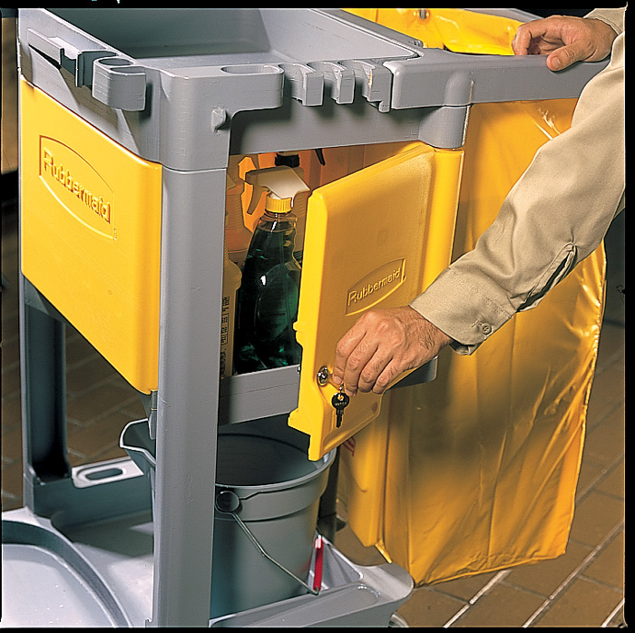 Janitor Cart - Locking Cabinets for RU6173) 1