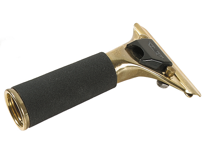 Master Quick Release Squeegee Handle - Brass 1