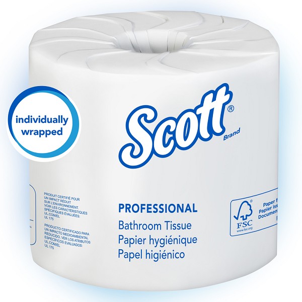Tissue - 2 Ply Standard 473 sheets x 80 rolls - White 1