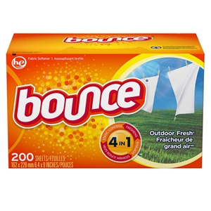 Bounce Dryer Sheets - Outdoor Fresh 200/bx 1
