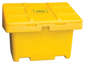 Ice Melter Bin - SOS 11 (1000lbs) - Yellow 1