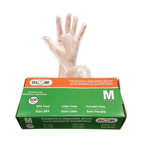 Polyethylene Gloves Powder Free - Medium (500Box) 1