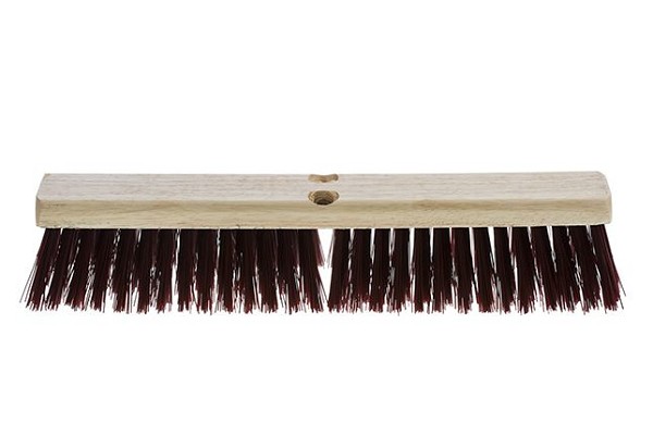24" Synthetic Stiff (Push Broom, Brace & Handle) 1