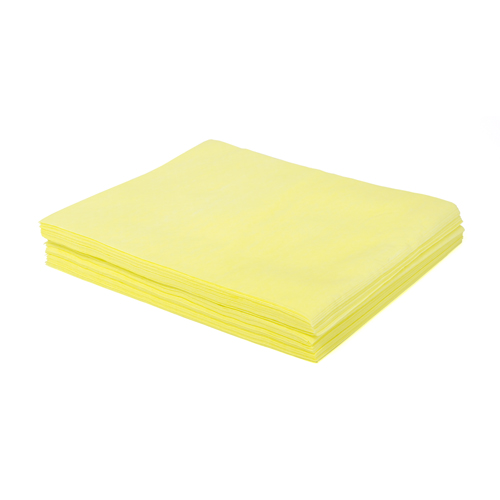 Dusting Cloths 18" x 24" 50/pack - Yellow 1