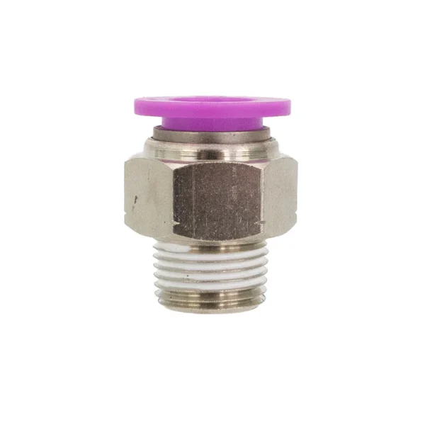PWP Pushlock - Straight 1/2 Pushlock x 3/8 NPT Male 1