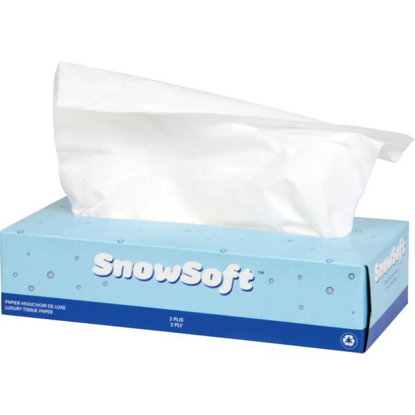 Facial Tissue - 2 Ply 100 Sheets x 30 Boxes (Snowsoft) 1